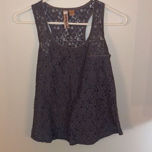 Medium, gray see through a little, flowy!